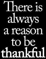 Be Thankful